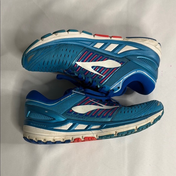 Brooks Transcend 5 Blue Athletic Shoes - Picture 5 of 8
